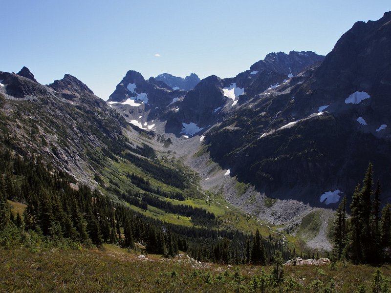 EasyPass_0062.JPG - Upper Fisher Creek valley. Last Grizzley in Washington was shot here in 1966.