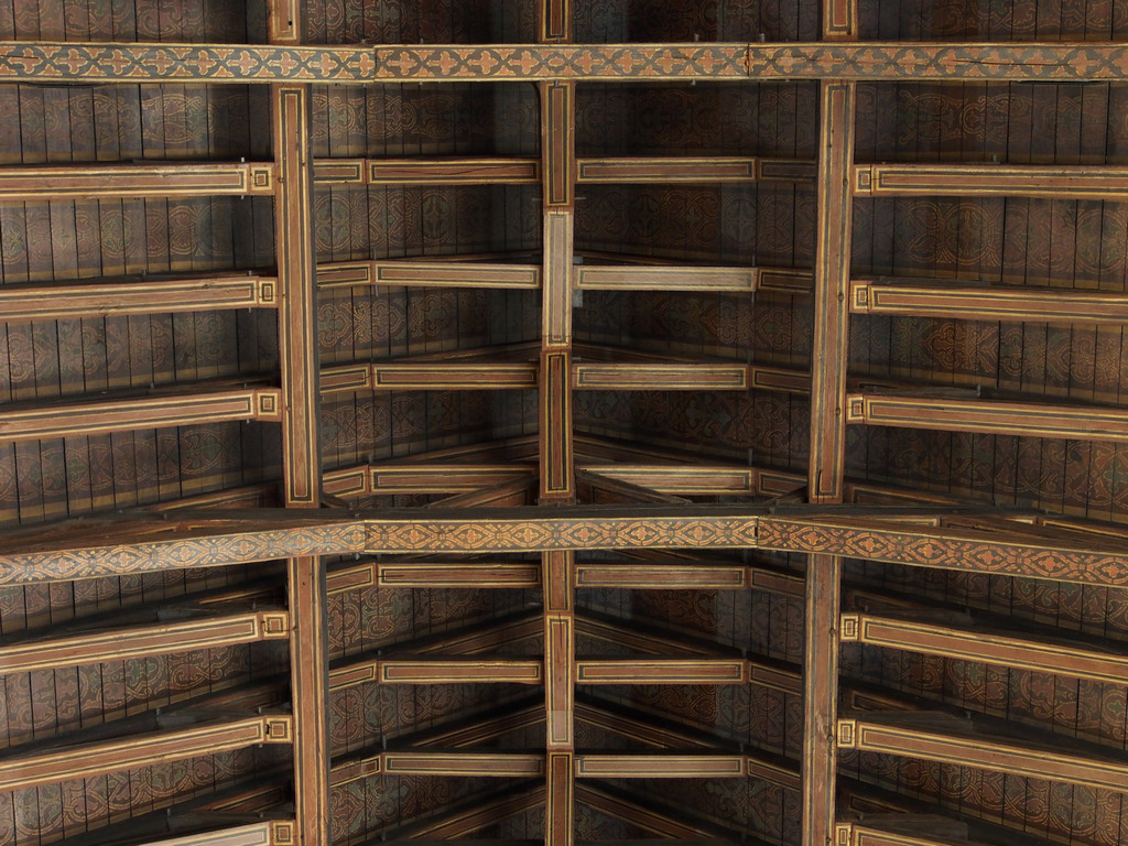 Castle_0045.jpg - Ceiling detail in The Great Hall.